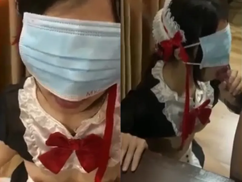 Gấu việt dâm cosplay nô lệ mút mút con cậu bé điêu luyện